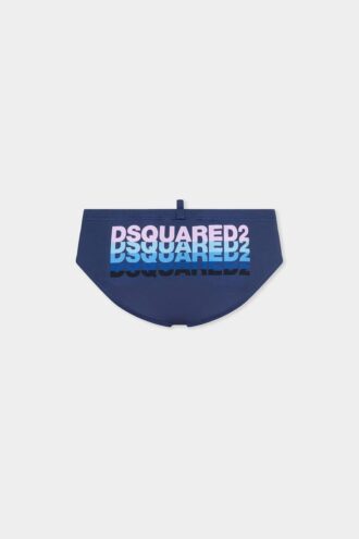 Bañador de corte bajo con logotipo de Dsquared2
