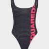 Bañador de una pieza con logotipo Dsquared2 Bañador de una pieza con logotipo Dsquared2