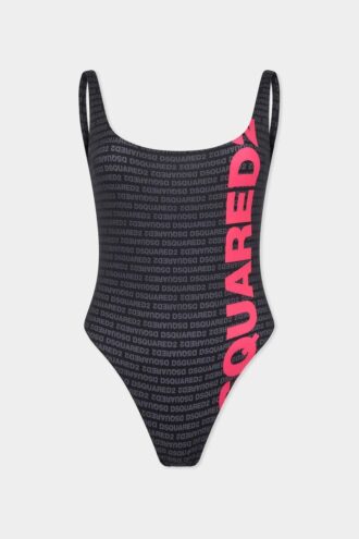 Bañador de una pieza con logotipo Dsquared2