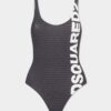 Bañador de una pieza con logotipo Dsquared2 Bañador de una pieza con logotipo Dsquared2