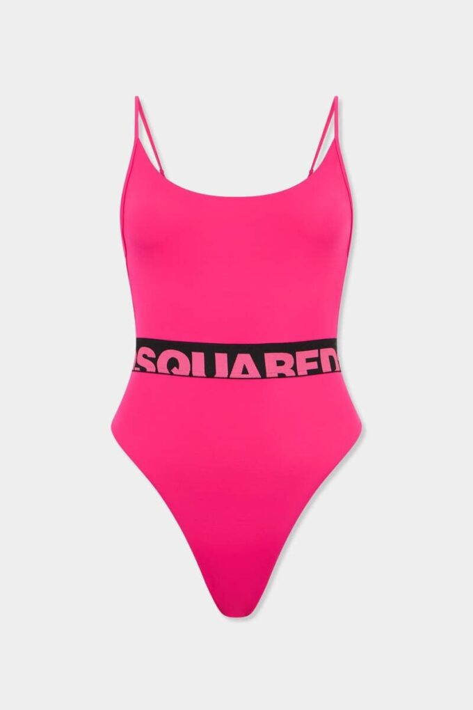 Bañador de una pieza con logotipo Dsquared2 Bañador de una pieza con logotipo Dsquared2