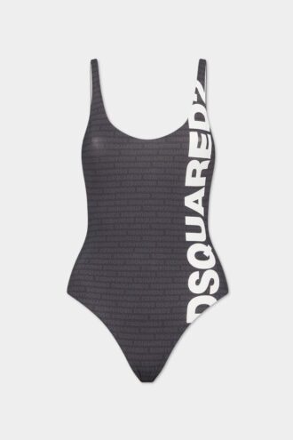 Bañador de una pieza con logotipo Dsquared2