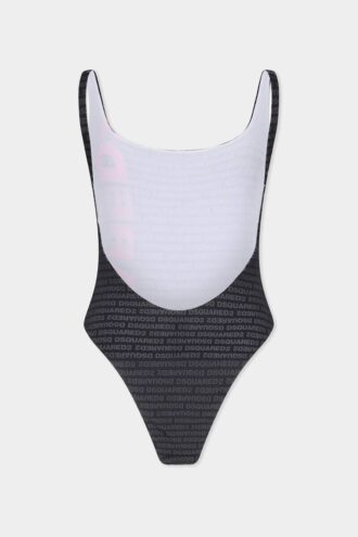 Bañador de una pieza con logotipo Dsquared2