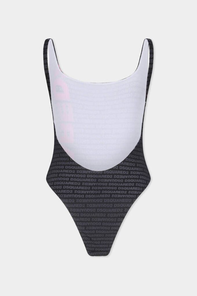 Bañador de una pieza con logotipo Dsquared2 Bañador de una pieza con logotipo Dsquared2