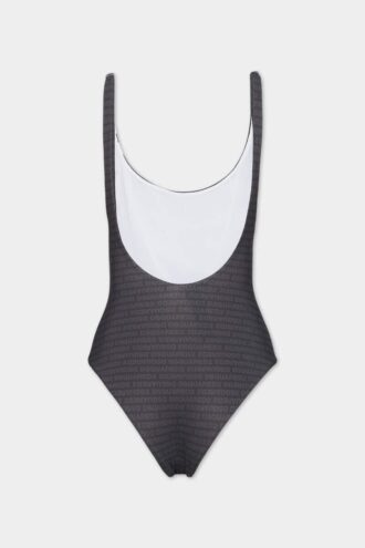 Bañador de una pieza con logotipo Dsquared2