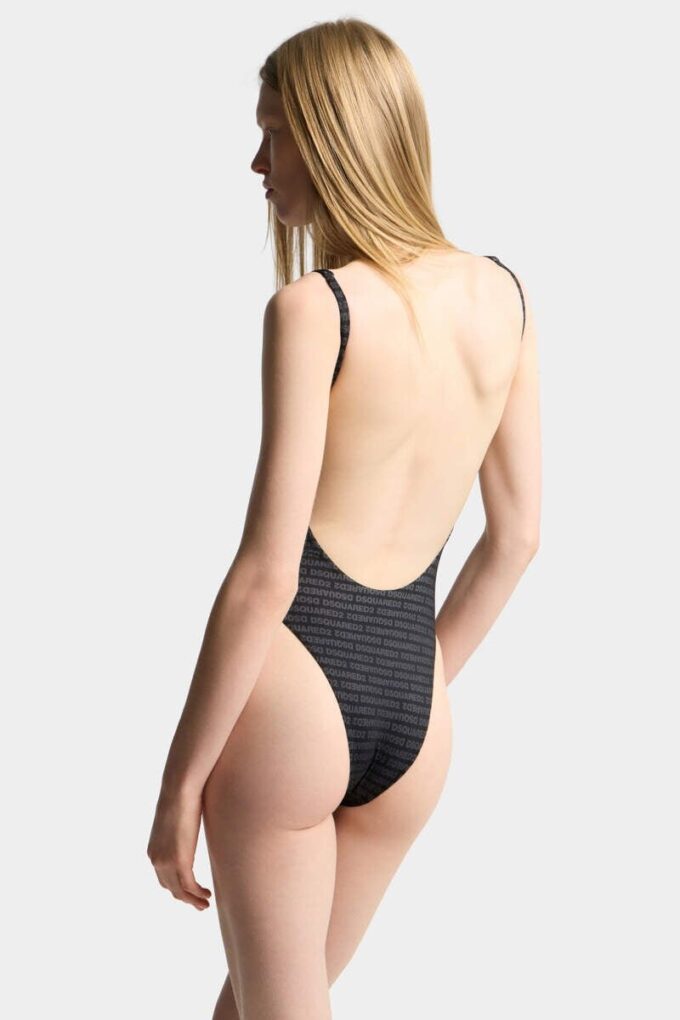 Bañador de una pieza con logotipo Dsquared2 Bañador de una pieza con logotipo Dsquared2
