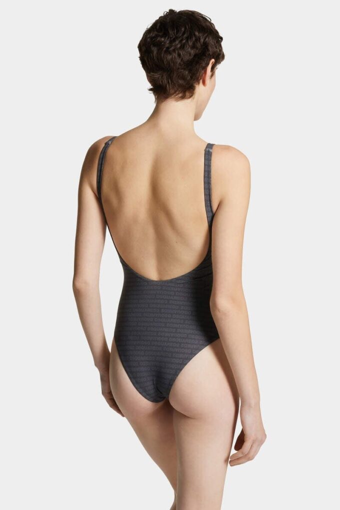 Bañador de una pieza con logotipo Dsquared2 Bañador de una pieza con logotipo Dsquared2