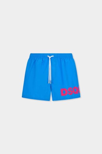 Bañador tipo bóxer midi con logotipo de Dsquared2