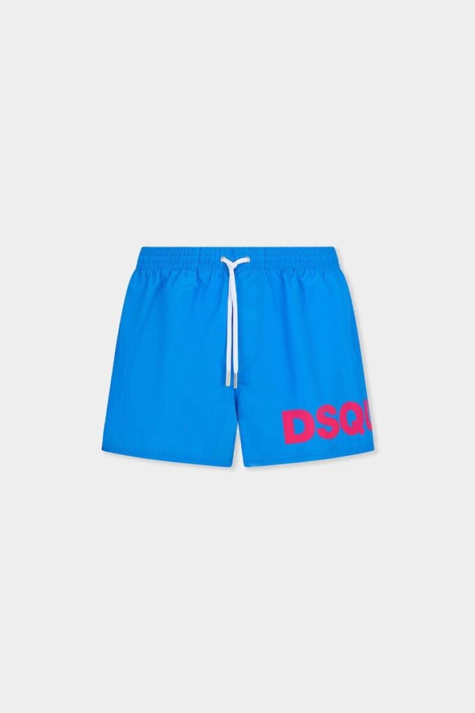 Bañador tipo bóxer midi con logotipo de Dsquared2 Bañador tipo bóxer midi con logotipo de Dsquared2