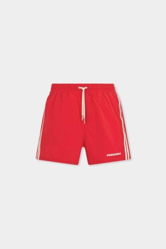 Bañador tipo bóxer midi con logotipo de Dsquared2