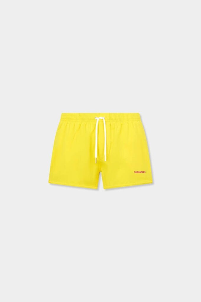 Bañador tipo bóxer midi con logotipo de Dsquared2 Bañador tipo bóxer midi con logotipo de Dsquared2
