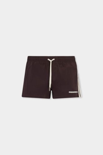 Bañador tipo bóxer midi con logotipo de Dsquared2
