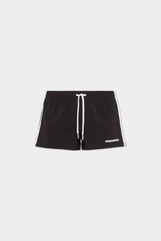 Bañador tipo bóxer midi con logotipo de Dsquared2