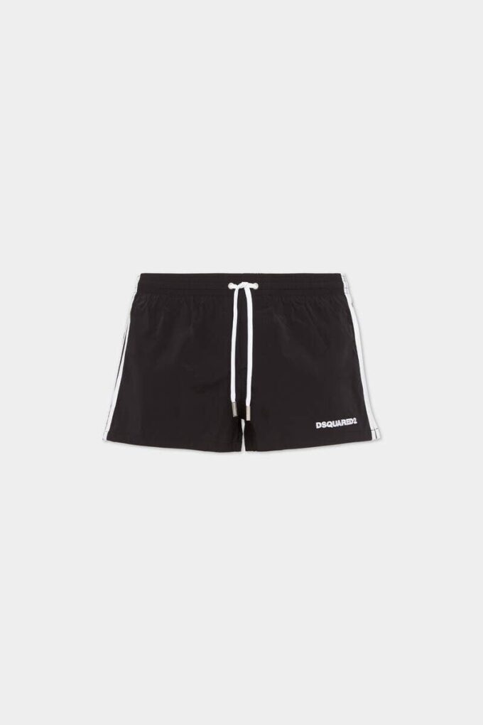 Bañador tipo bóxer midi con logotipo de Dsquared2 Bañador tipo bóxer midi con logotipo de Dsquared2