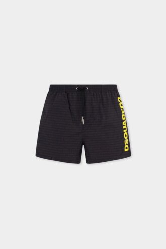 Bañador tipo bóxer midi con logotipo de Dsquared2