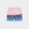 Bañador tipo bóxer midi con logotipo de Dsquared2 Bañador tipo bóxer midi con logotipo de Dsquared2