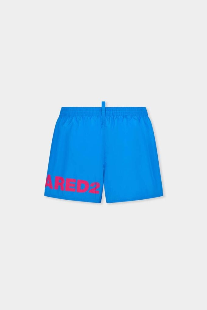 Bañador tipo bóxer midi con logotipo de Dsquared2 Bañador tipo bóxer midi con logotipo de Dsquared2