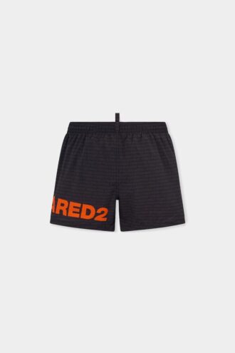 Bañador tipo bóxer midi con logotipo de Dsquared2
