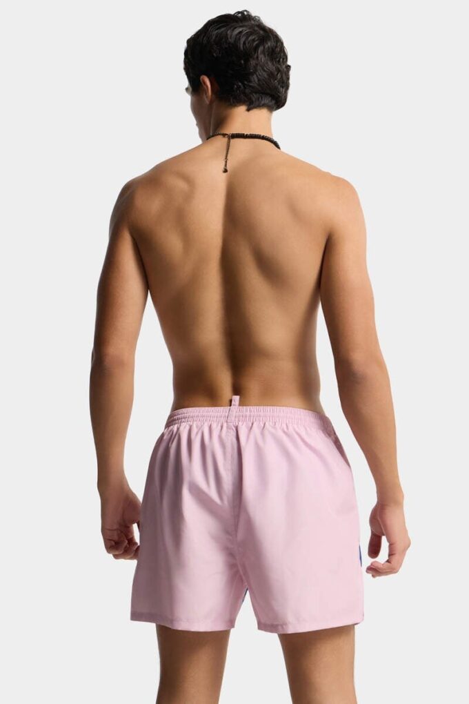 Bañador tipo bóxer midi con logotipo de Dsquared2 Bañador tipo bóxer midi con logotipo de Dsquared2