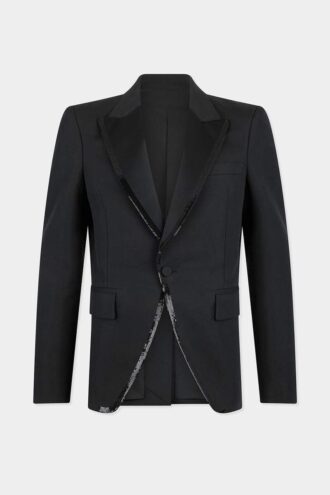 Blazer de los 70 con cuello bordado