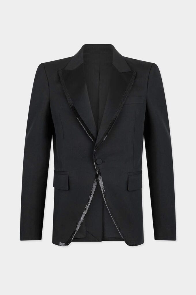 Blazer de los 70 con cuello bordado Blazer de los 70 con cuello bordado