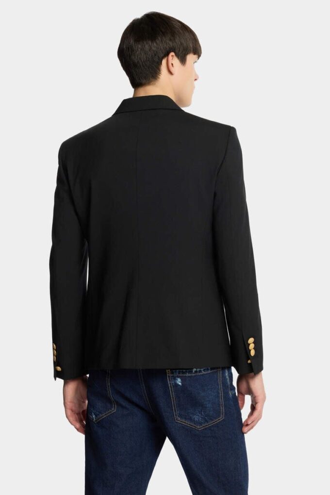 Blazer militar de botonadura sencilla Blazer militar de botonadura sencilla
