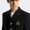 Blazer militar de botonadura sencilla Blazer militar de botonadura sencilla
