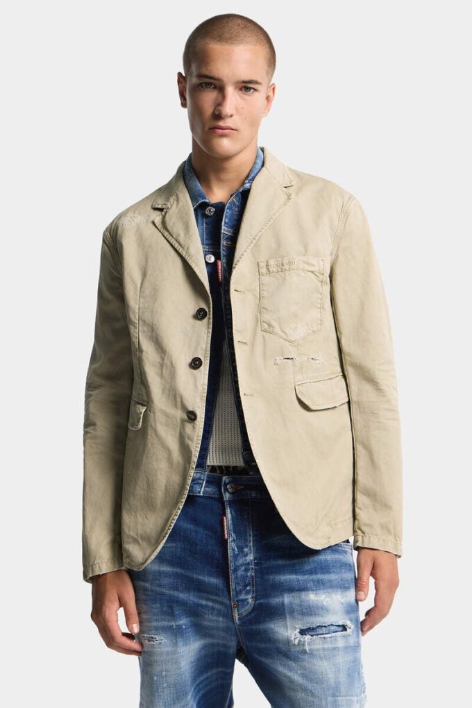 Blazer Osaka teñido en prenda Blazer Osaka teñido en prenda