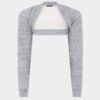 Bolero de jersey con corte profundo Bolero de jersey con corte profundo