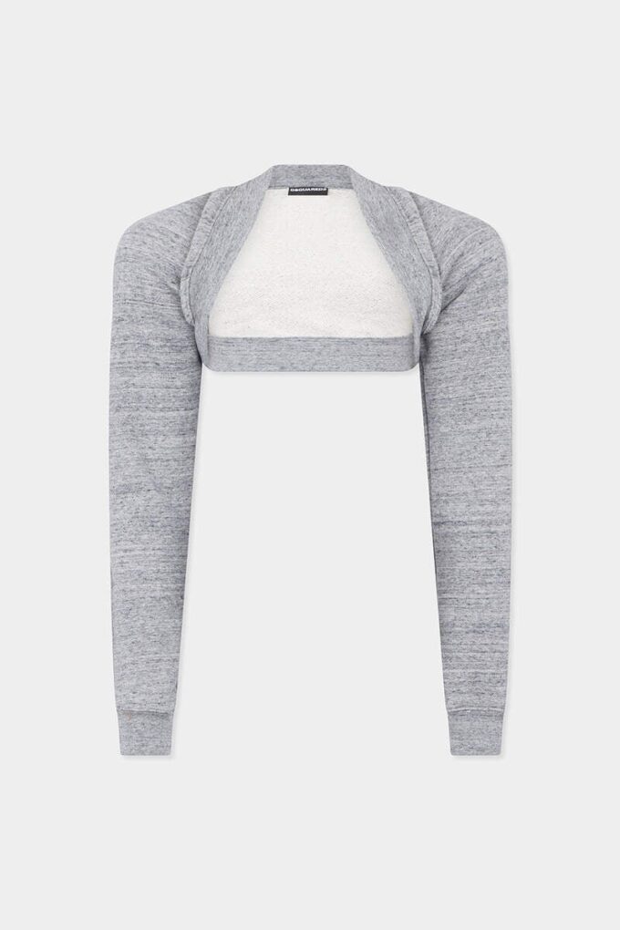 Bolero de jersey con corte profundo Bolero de jersey con corte profundo