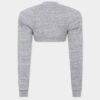 Bolero de jersey con corte profundo Bolero de jersey con corte profundo