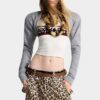 Bolero de jersey con corte profundo Bolero de jersey con corte profundo