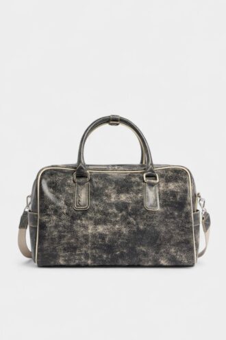 Bolsa de viaje de cuero craquelado D2