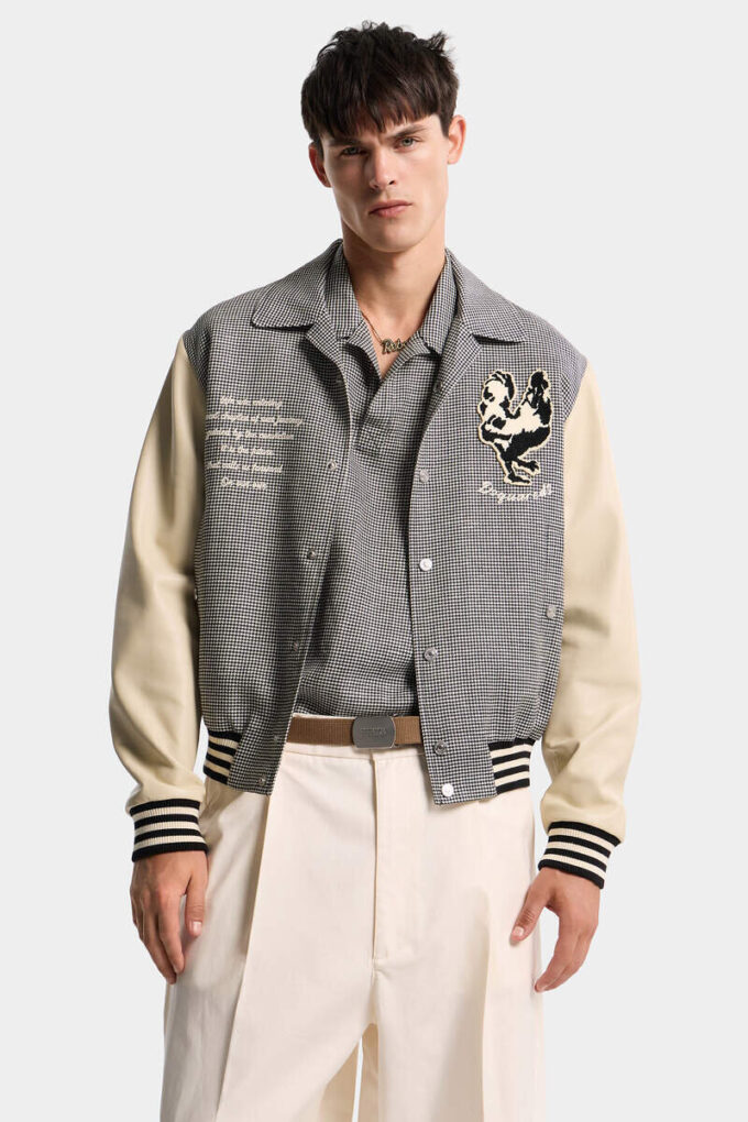 Bomber de pata de gallo