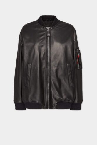 Bomber oversize de cuero Cyprus