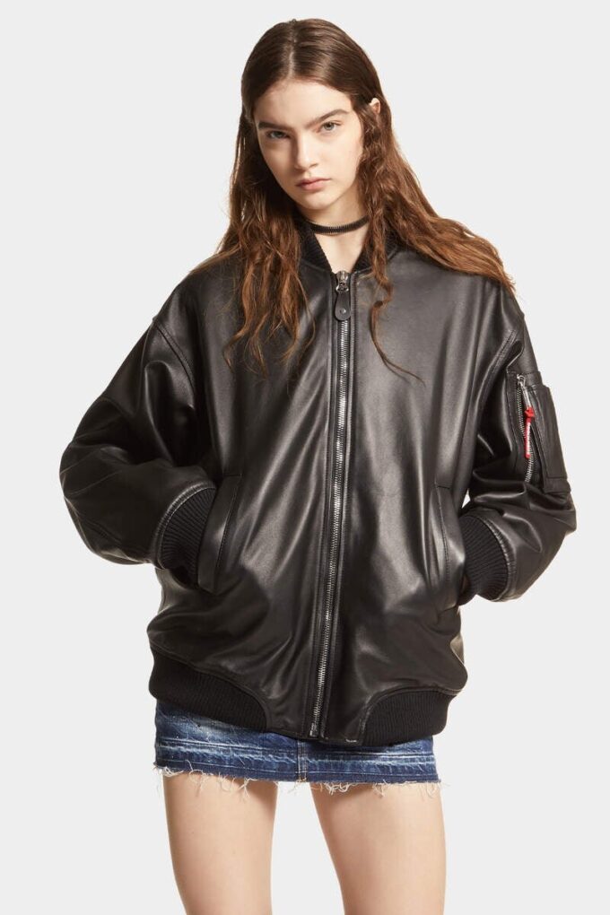 Bomber oversize de cuero Cyprus Bomber oversize de cuero Cyprus