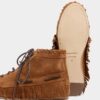 Botas con cordones, trenzas y abalorios Botas con cordones, trenzas y abalorios