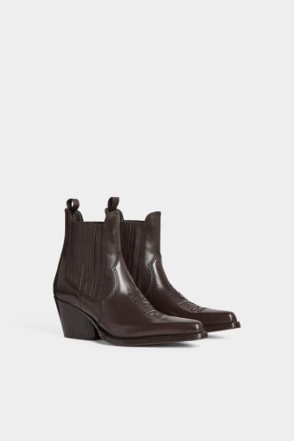 Botas con tacón Dd de estilo western