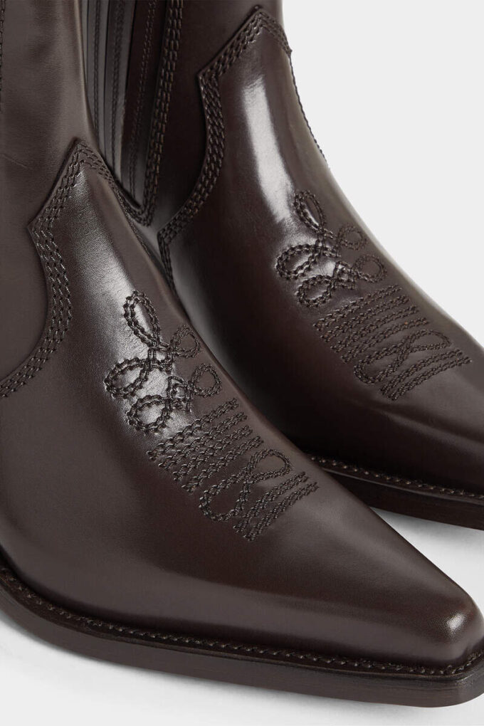 Botas con tacón Dd de estilo western Botas con tacón Dd de estilo western