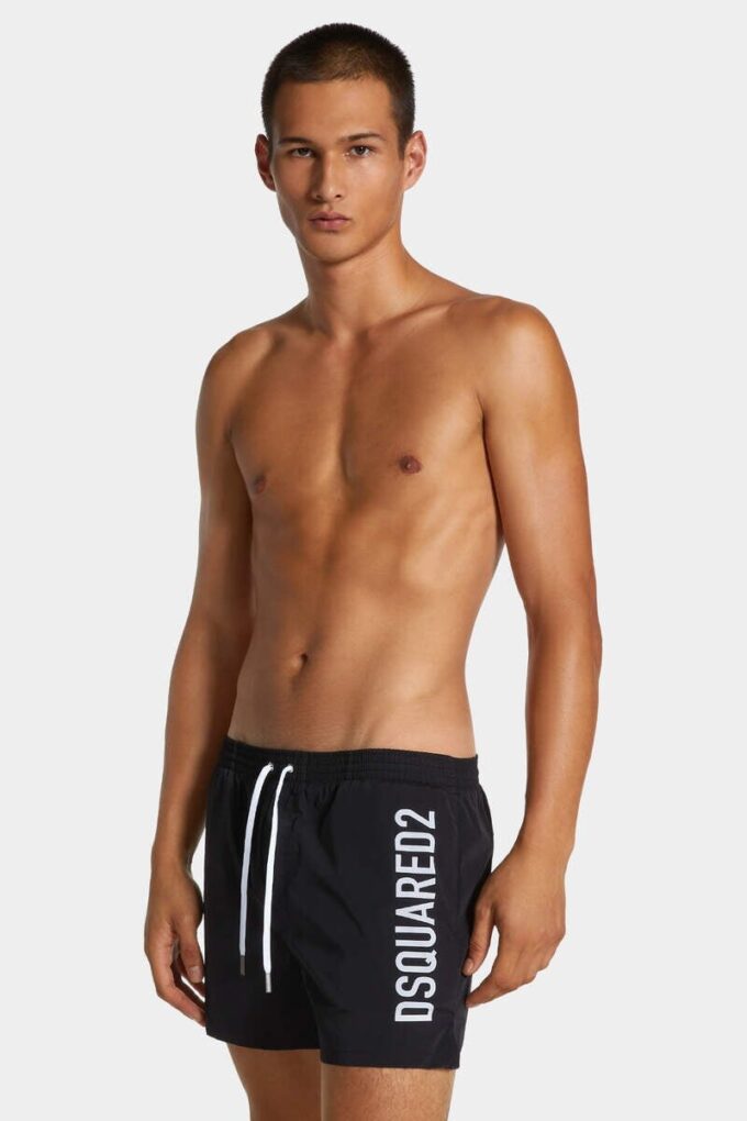 Bóxer de baño midi con logotipo lateral de Dsquared2 Bóxer de baño midi con logotipo lateral de Dsquared2