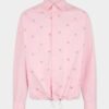 Camisa con cordón bordado