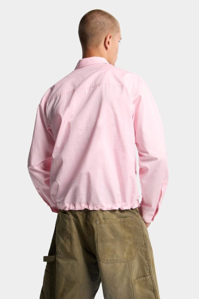 Camisa con cordón bordado
