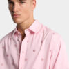 Camisa con cordón bordado