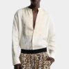 Camisa con pajarita y corte holgado