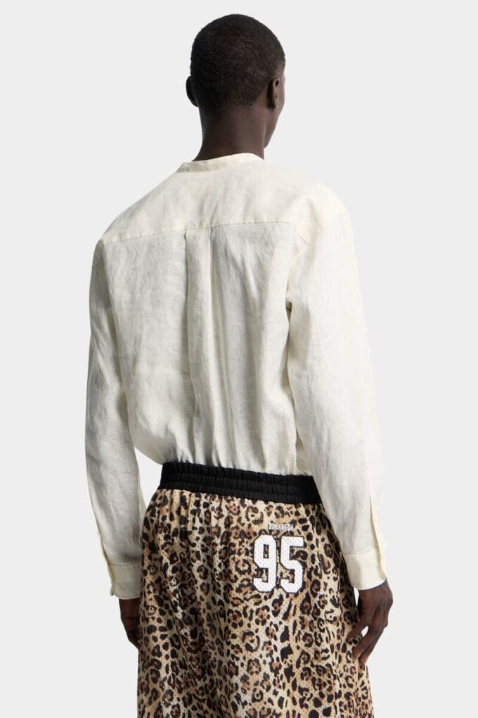 Camisa con pajarita y corte holgado