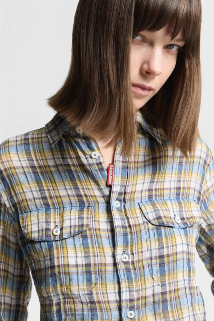 Camisa de cuadros para bebé Camisa de cuadros para bebé