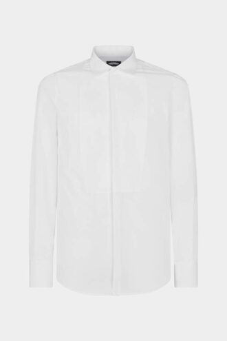 Camisa de esmoquin de corte entallado