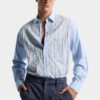 Camisa de hombros caídos con corte sin rematar