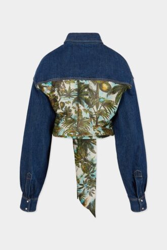Camisas cortas de mezcla de denim Monkey Business