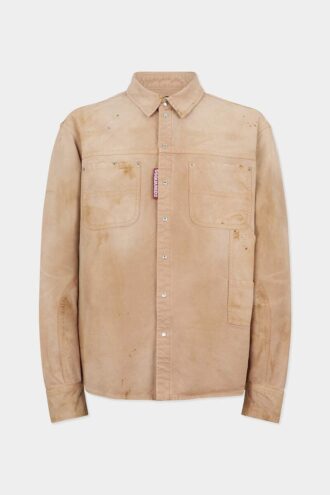 Camisas de carpintero teñidas en prenda